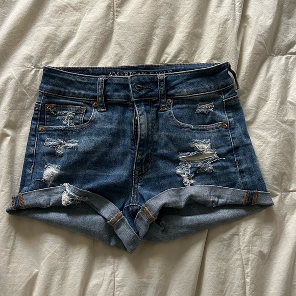 American Eagle High Rise Jean Shorts - Picture 1 of 5